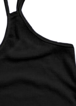 Black Lightweight Scoop Neck Camisole Top 11 Black Lightweight Scoop Neck Camisole Top -OLALA Clothing Shop 334296 P 1684299025230