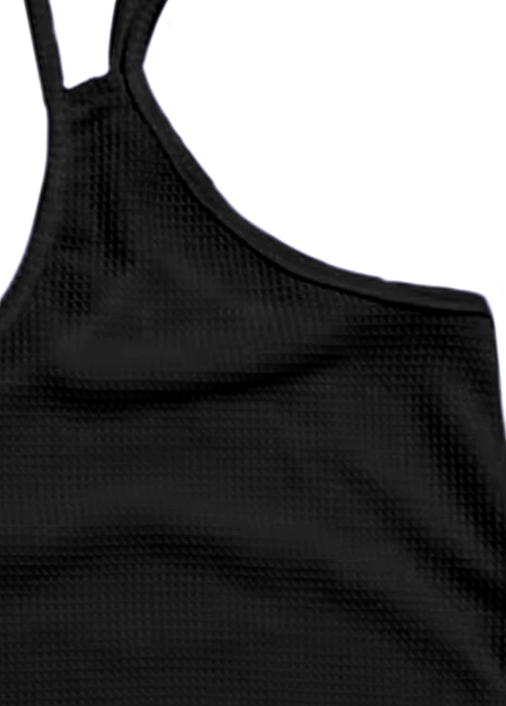 Black Lightweight Scoop Neck Camisole Top 7 Black Lightweight Scoop Neck Camisole Top - Image 5